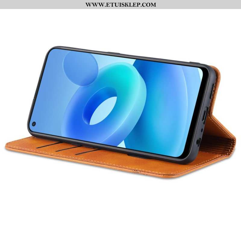 Etui Na Telefon do Oppo A74 4G Etui Folio Sztuczna Skóra Azns